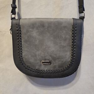 Browning Conceal Carry Locking Gray and Black Crossbody Bag